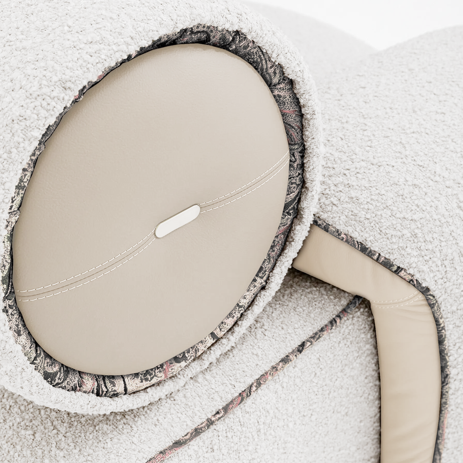 Sofa Orian White 116x395cm