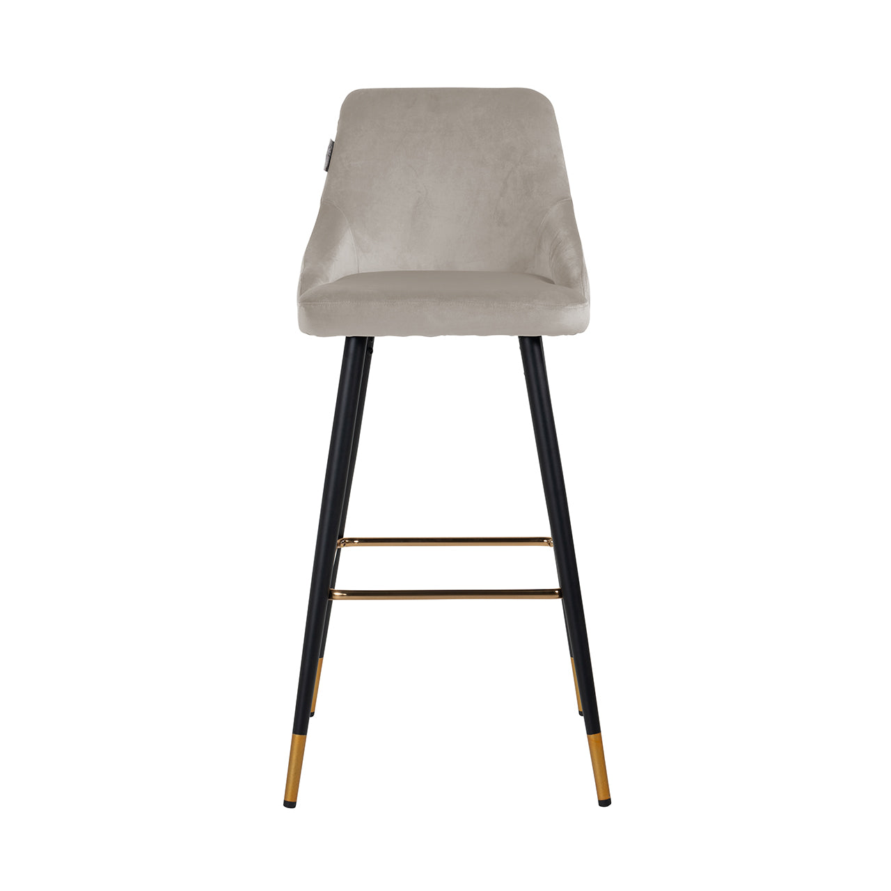 Bar stool Imani khaki velvet (Quartz Khaki 903)