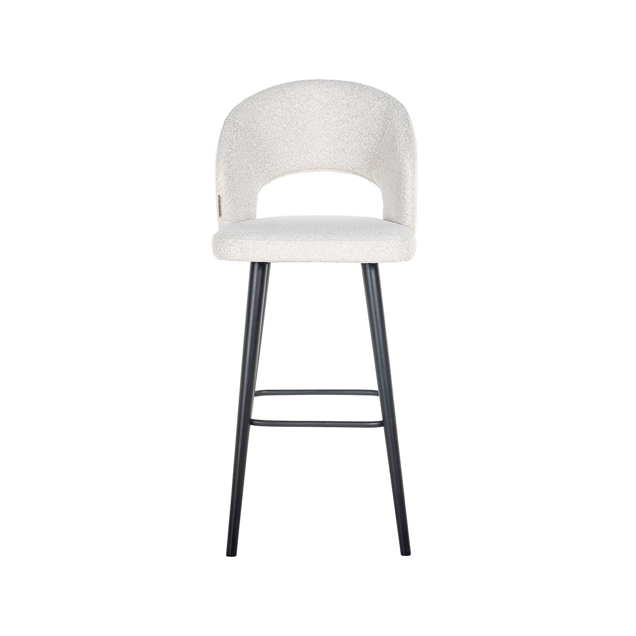 Bar stool Savoy white bouclé (Copenhagen 900 Bouclé White)
