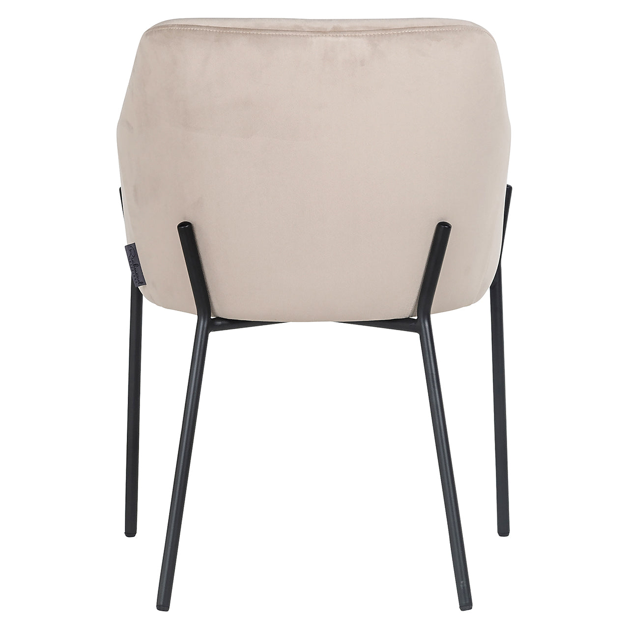 Chair Fay - khaki velvet fire retardant (FR-Quartz 903 Khaki)