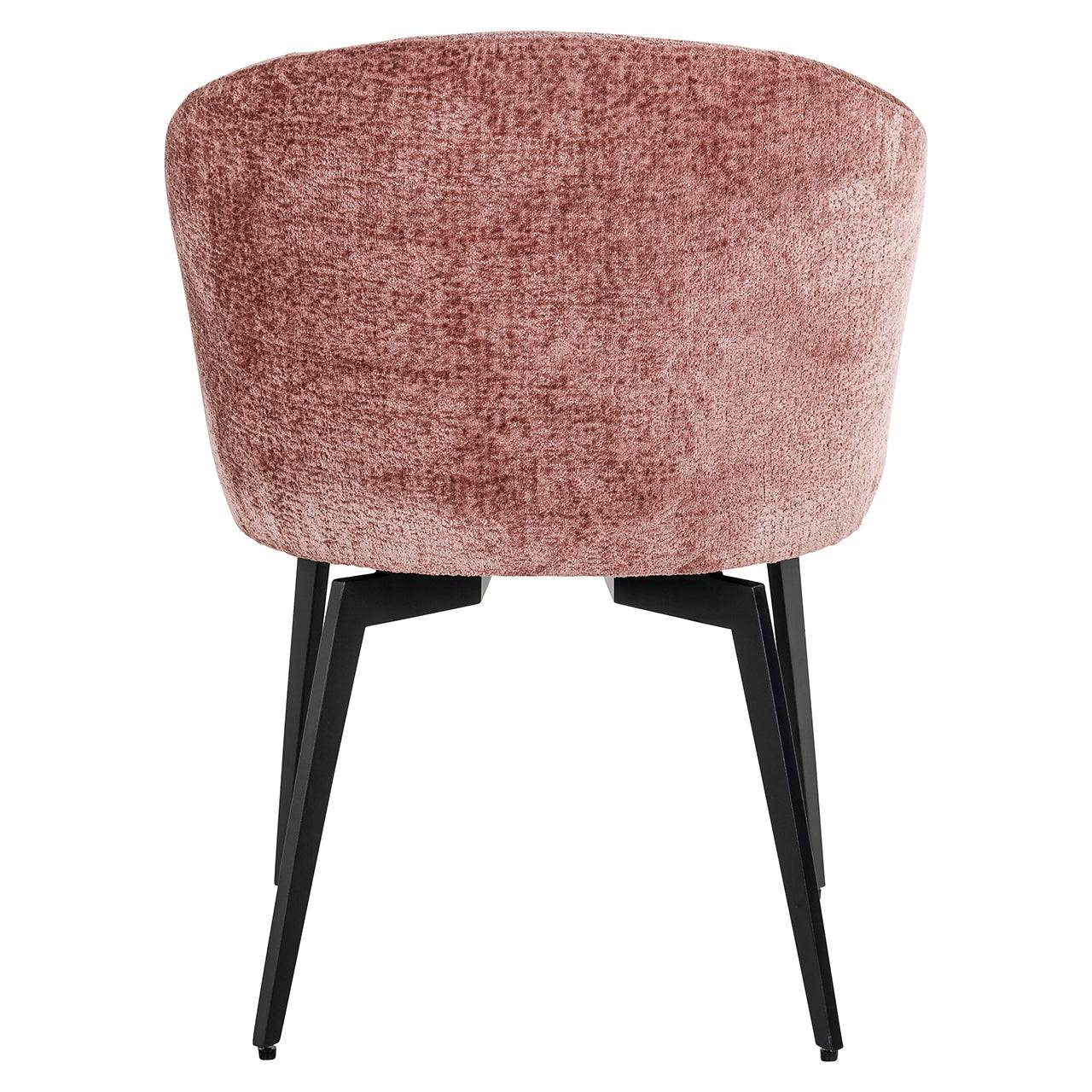 Chair Amphara rose chenille fire retardant (Bergen 705 rose chenille)