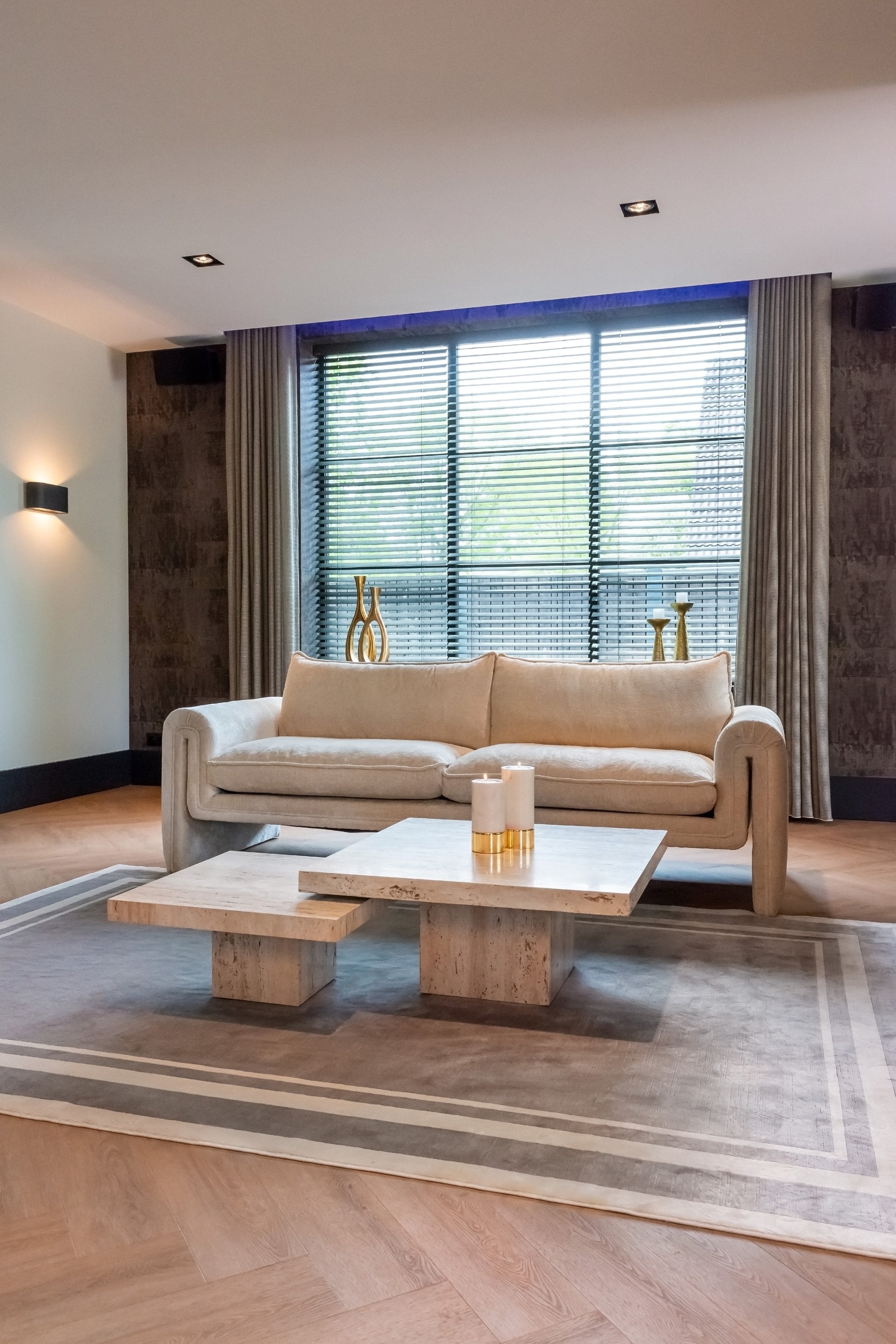 Coffee table La Cantera beige (Set of 2)