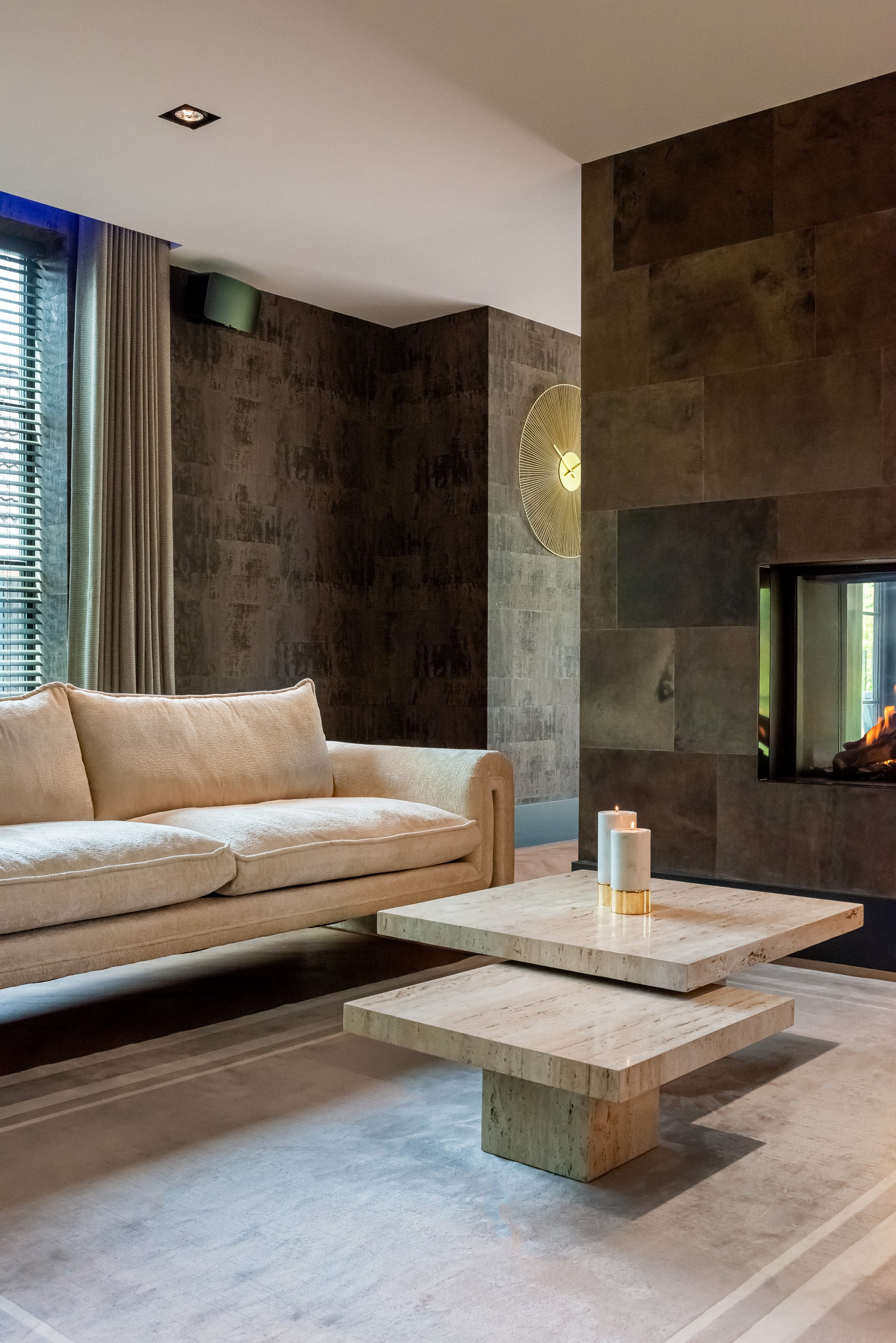 Coffee table La Cantera beige (Set of 2)