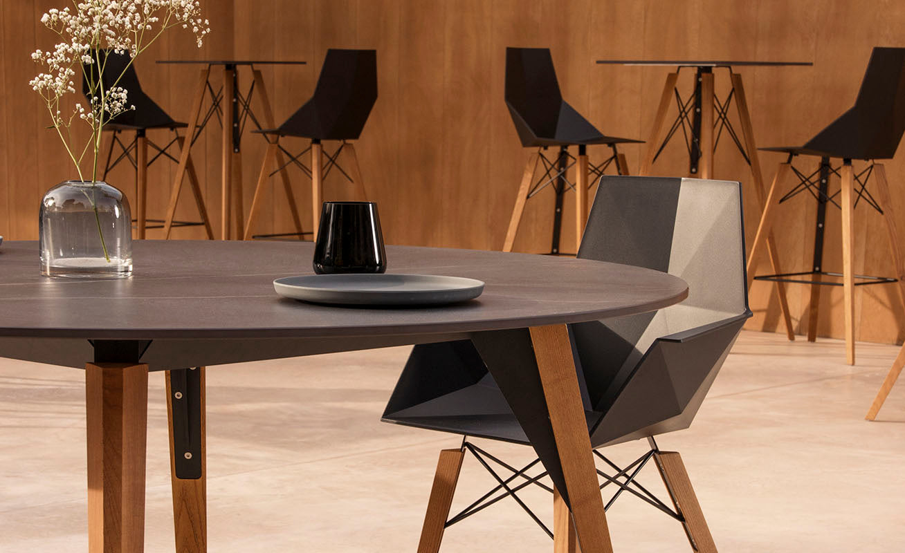 Faz - Wood Counter Stool