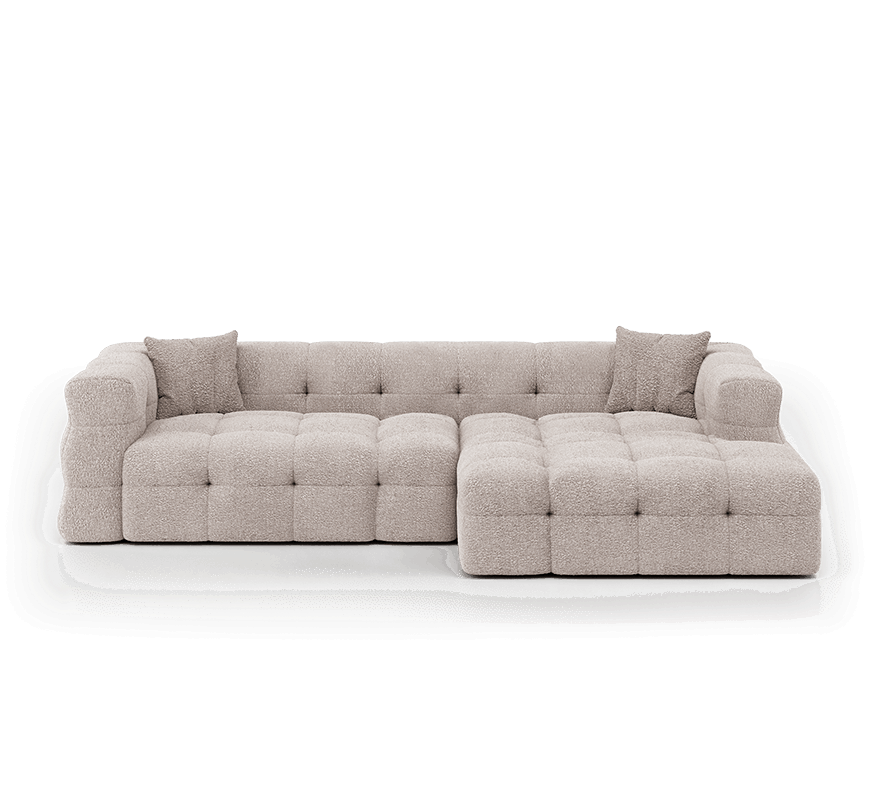 Sofa Aegis – Natural Beige - Lounge Right