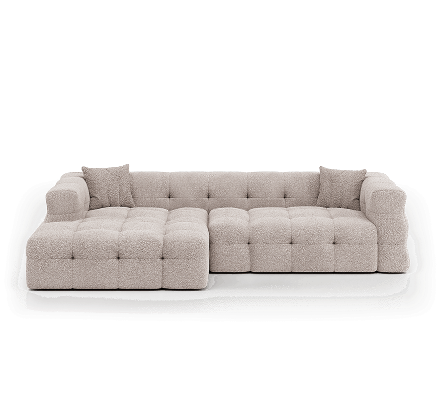 Sofa Aegis – Natural Beige - Lounge Left