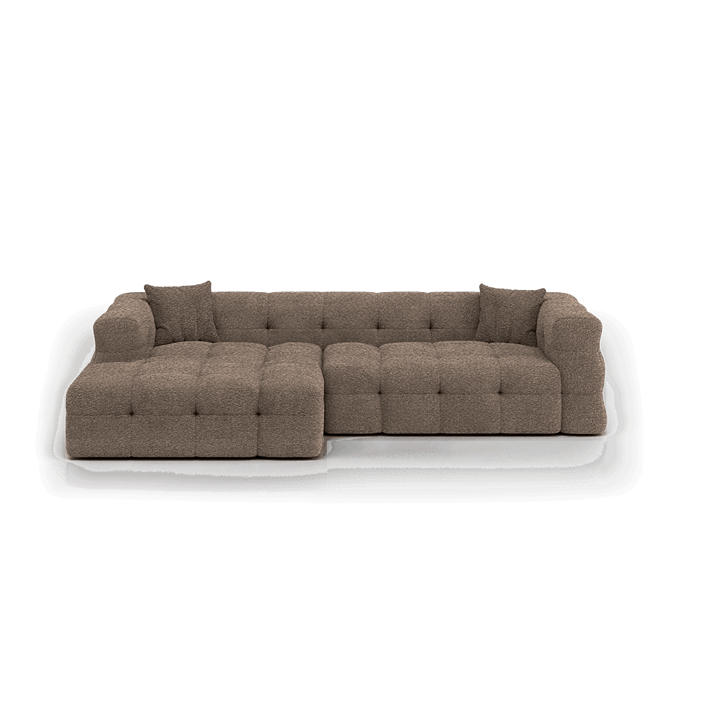 Sofa Aegis - Brown - Lounge Left