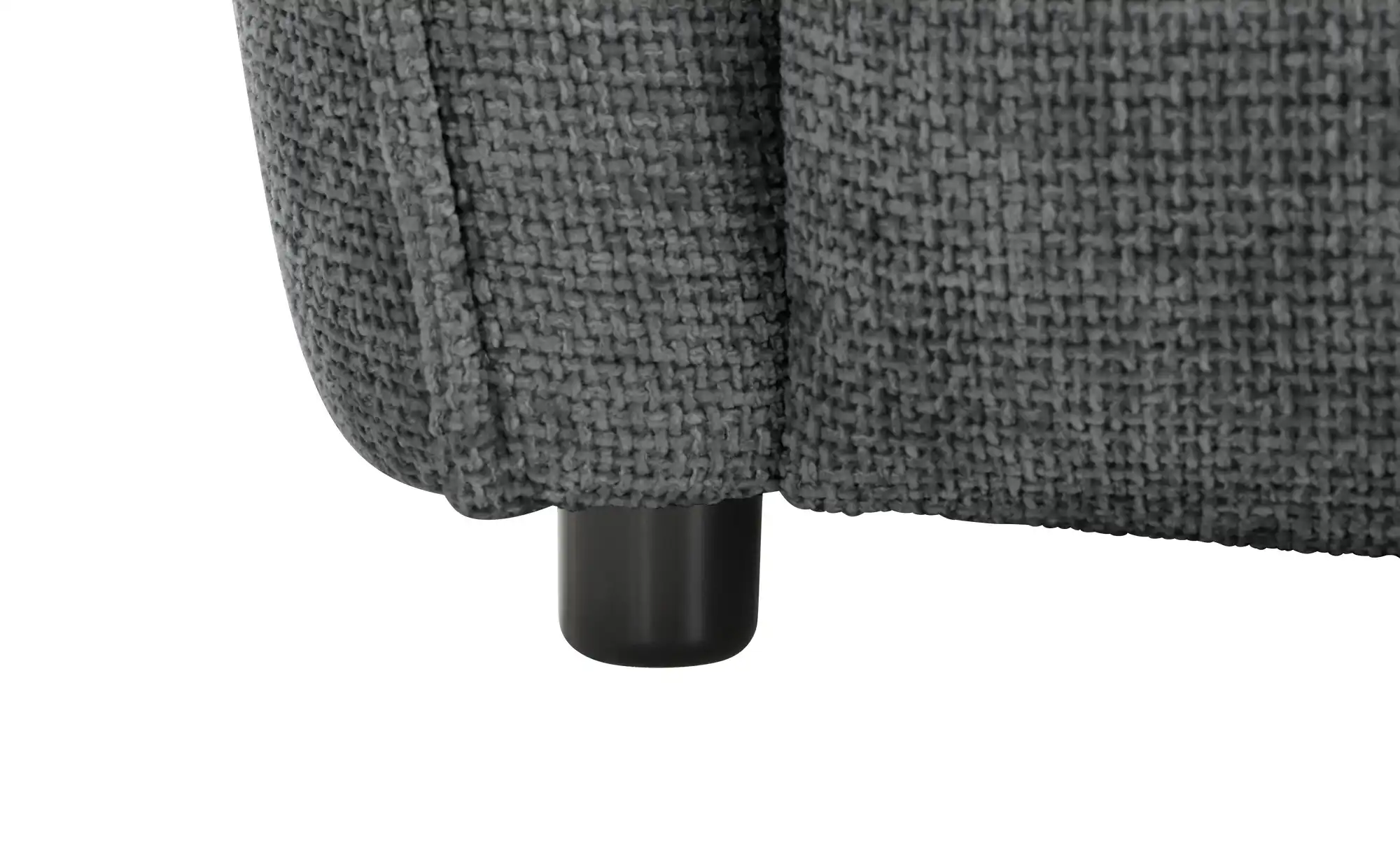 Sofa Cavallo - Black Fabric Corner Sofa 280×152cm