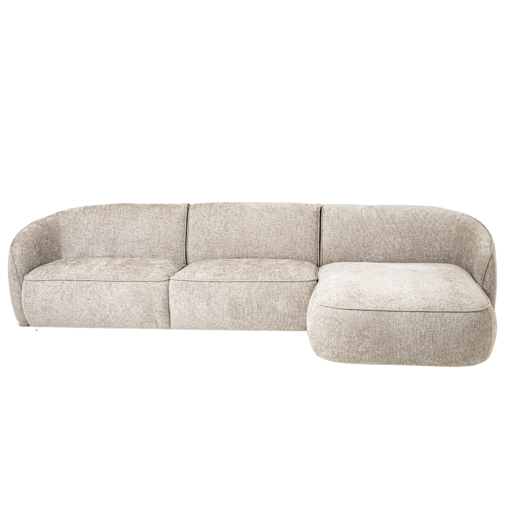 Sofa Liora – Beige Modern Corner Sofa 319×155 cm