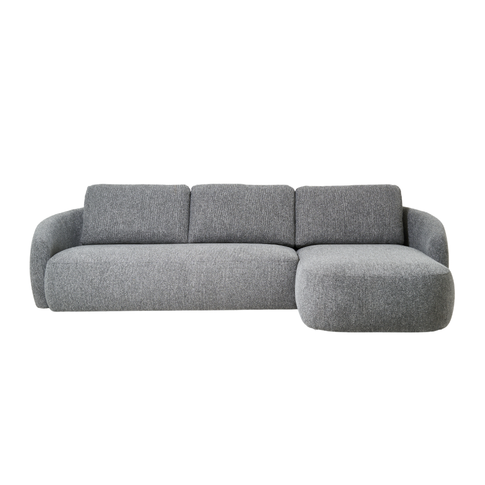 Sofa Nubo – Sneak Grey Modern Corner Sofa 287×165 cm