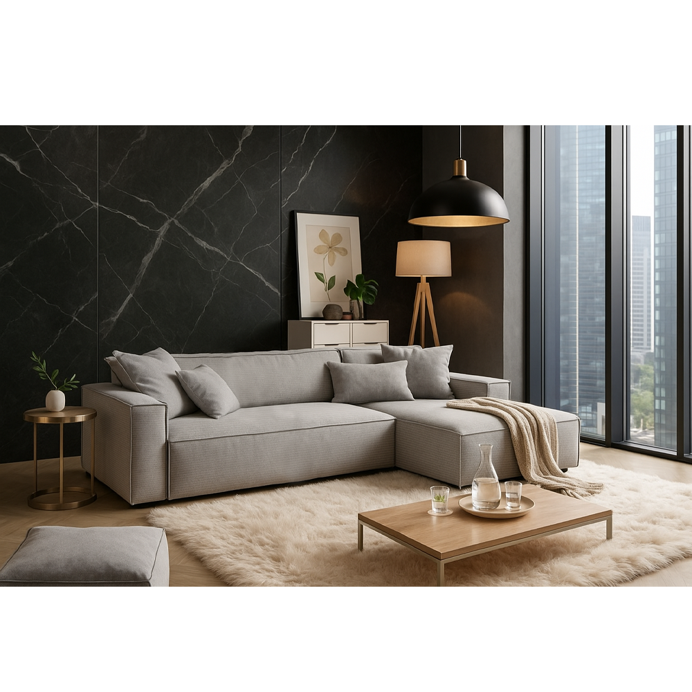 Sofa Midtown - Grey - Lounge | 276x168cm | 296x168cm