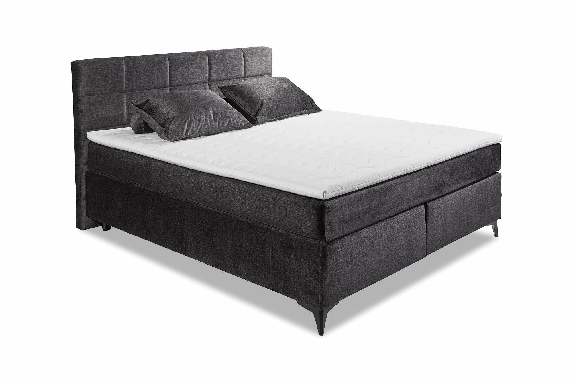 Boxspring Naravo - Black | Includes Base and Topper