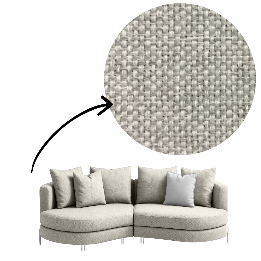 Sofa Yang - Silver 276x146cm