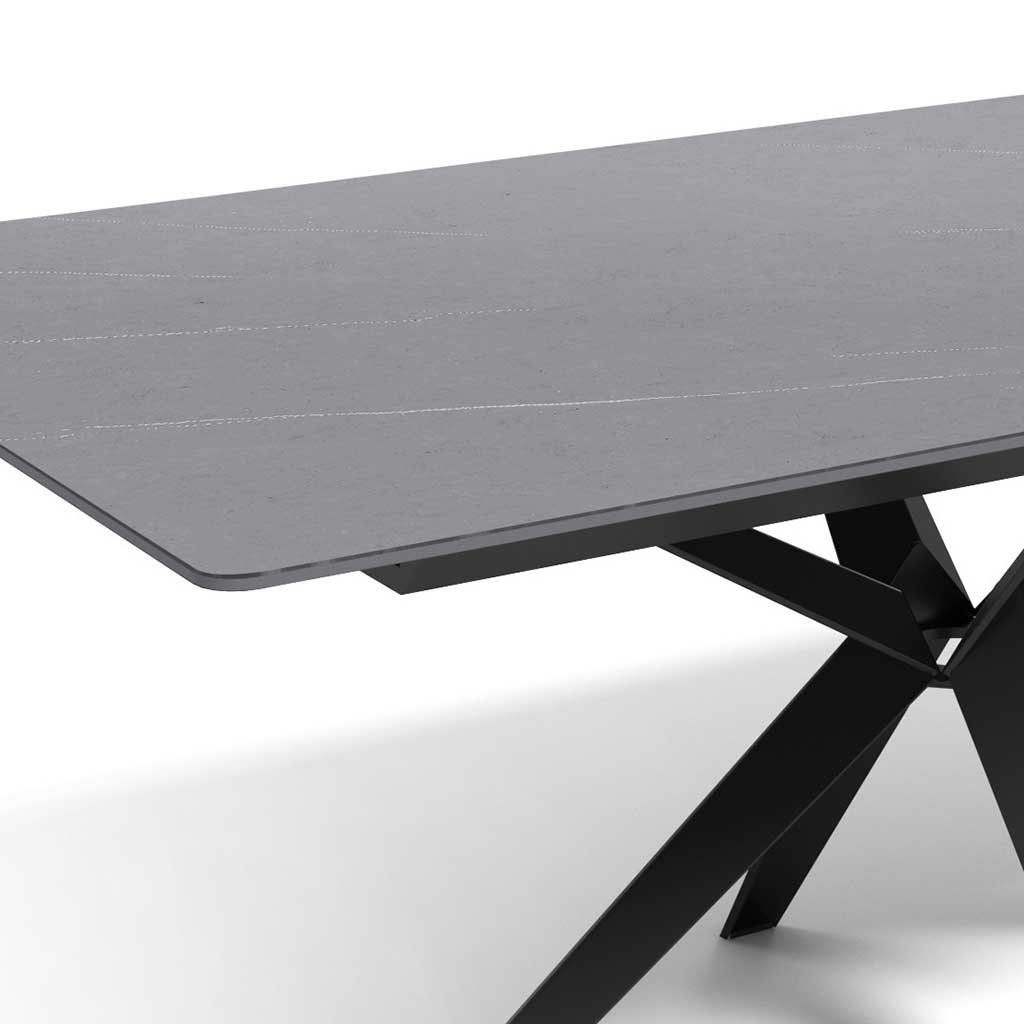 Dining Table Harmony - Ceramic Grey 180cm | Extendable 230cm