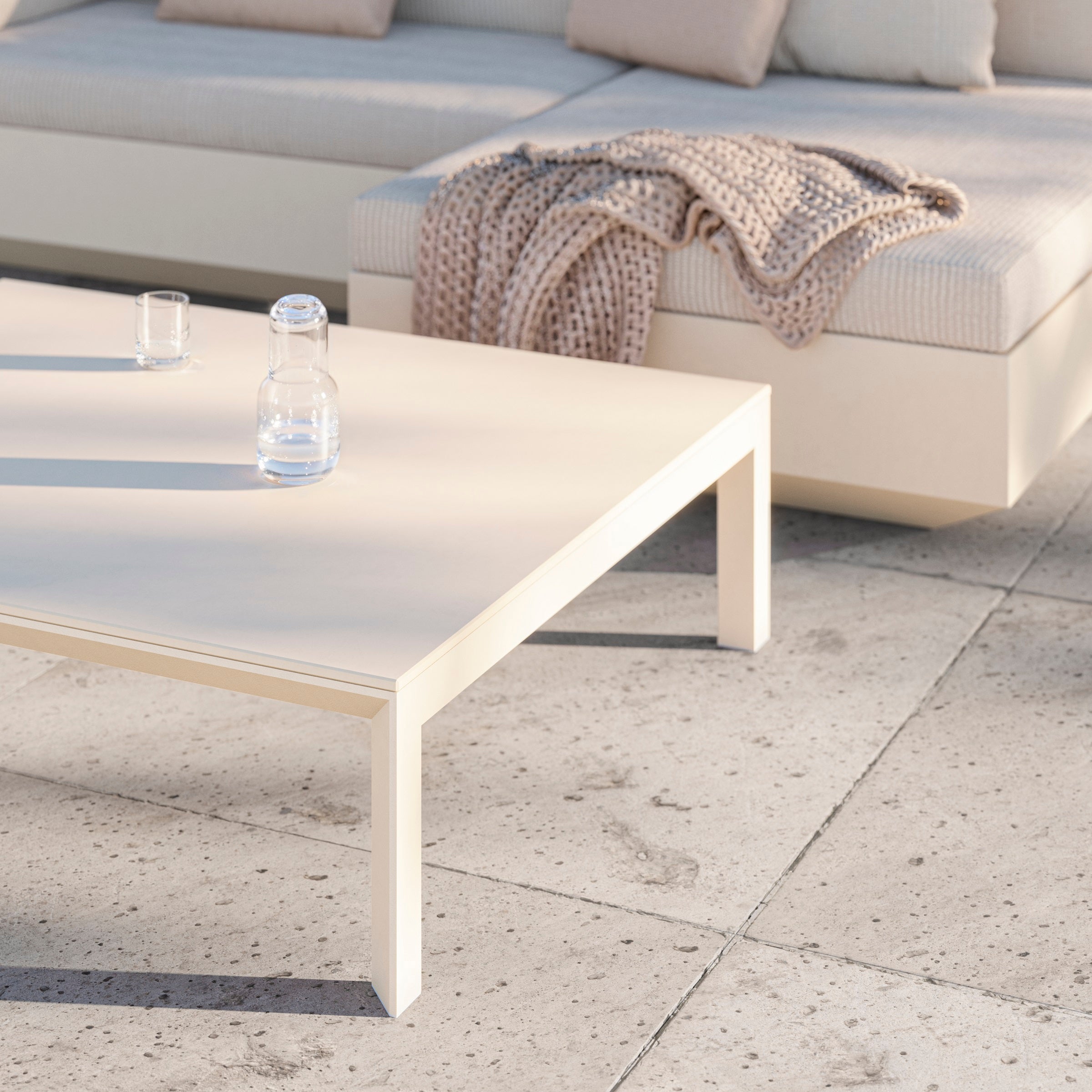 Frame Aluminium Table 160X80X74