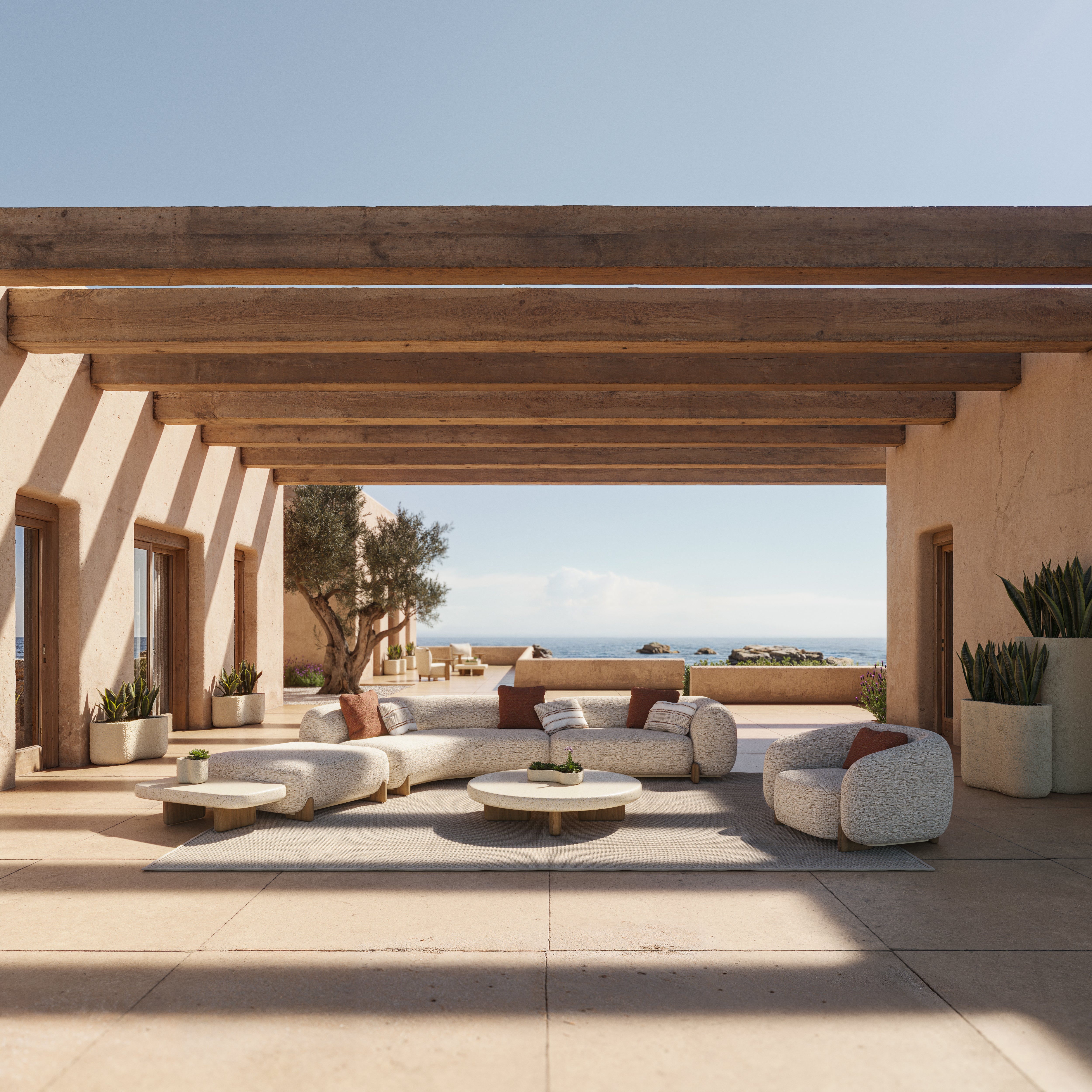 Milos Sectional Sofa Right