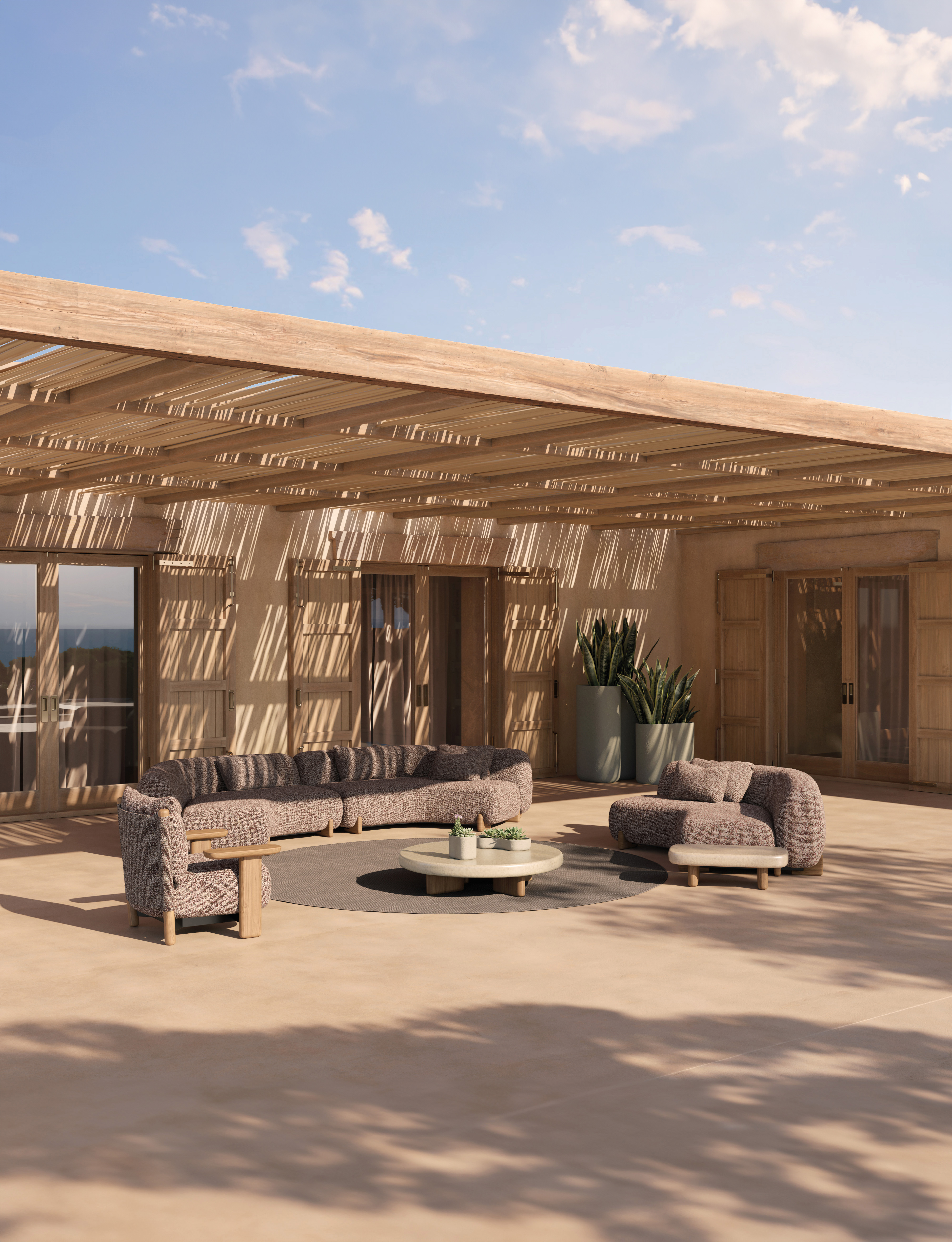 Milos Planter 68,5x54x115 cm