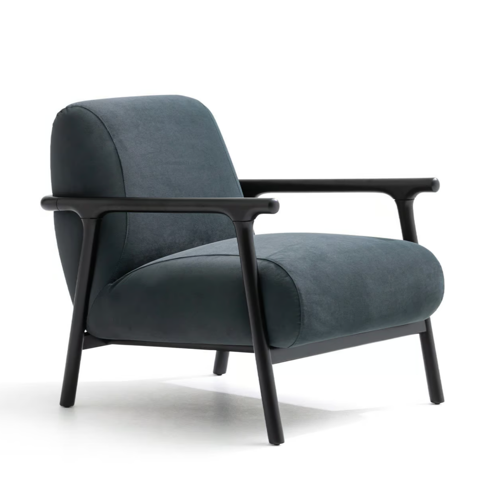 Armchair Boboil Blue & Black