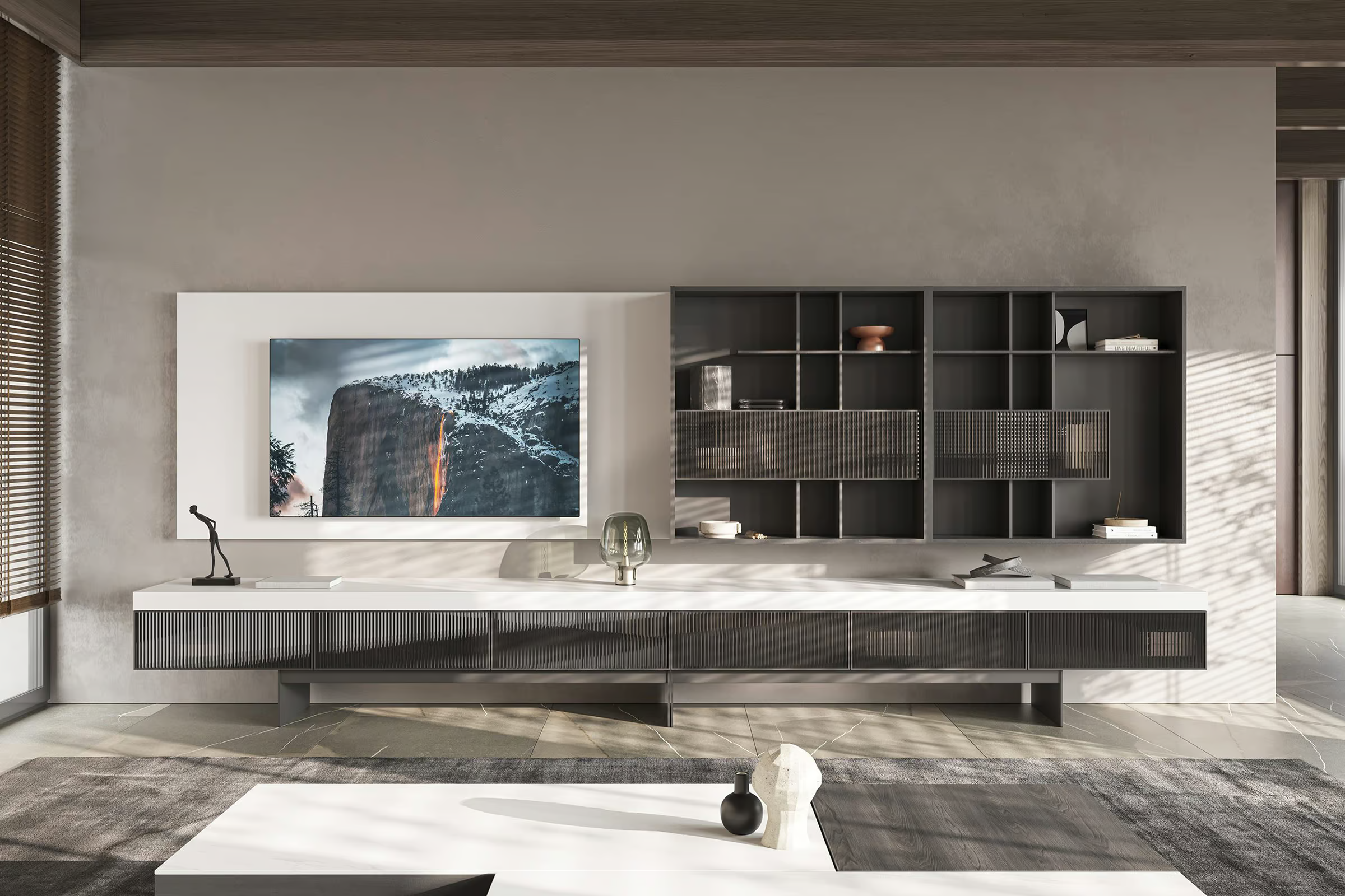 TV Unit Hiro Ecru Option 6