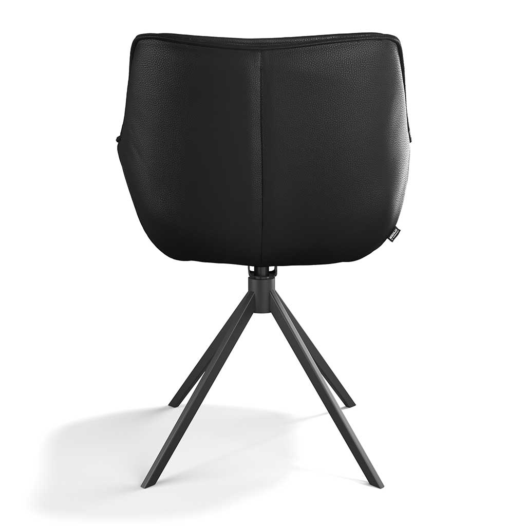 Chair Padua - Black Leather