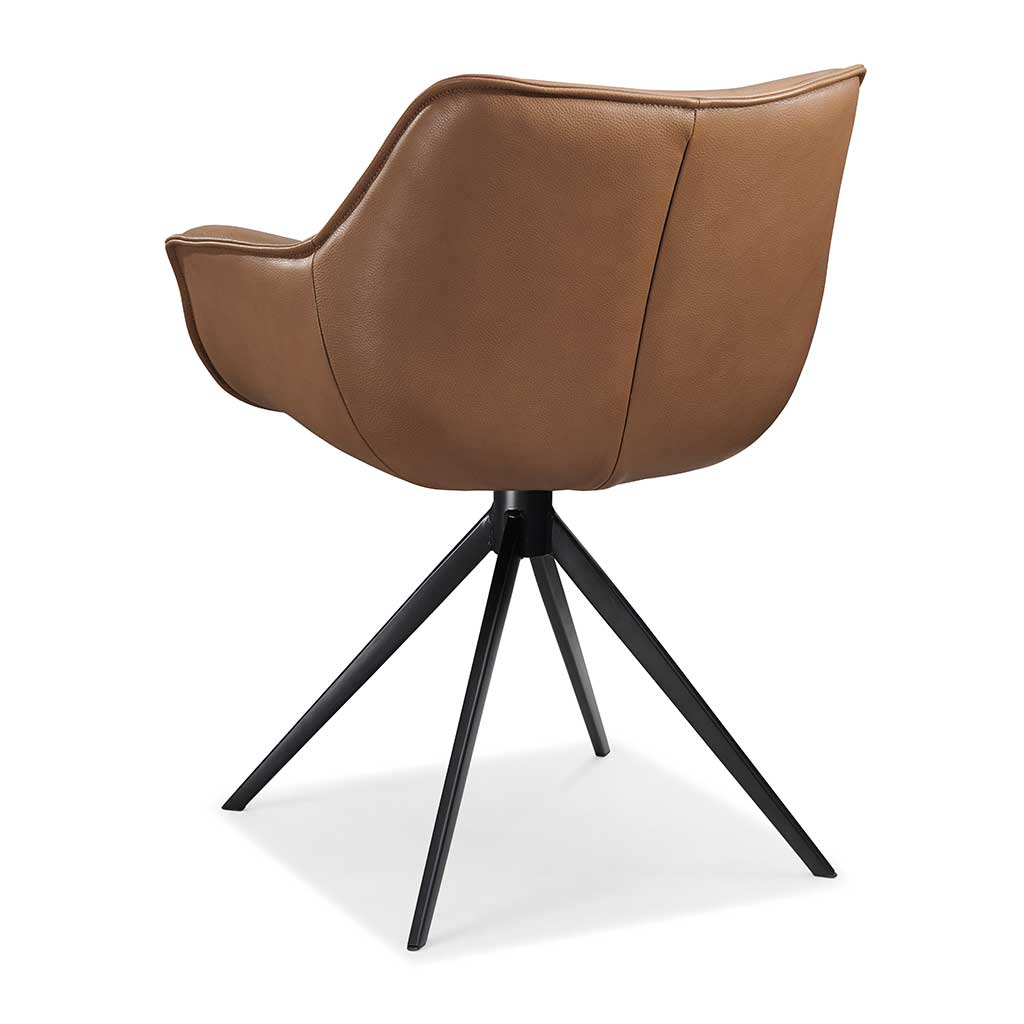 Chair Padua - Brown Leather
