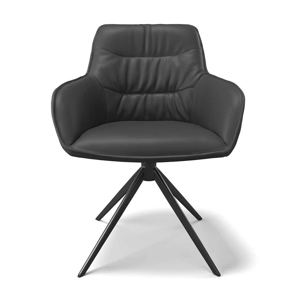 Chair Como - Black Leather
