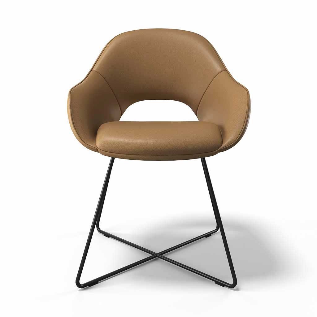 Chair Milan - Camel Leather