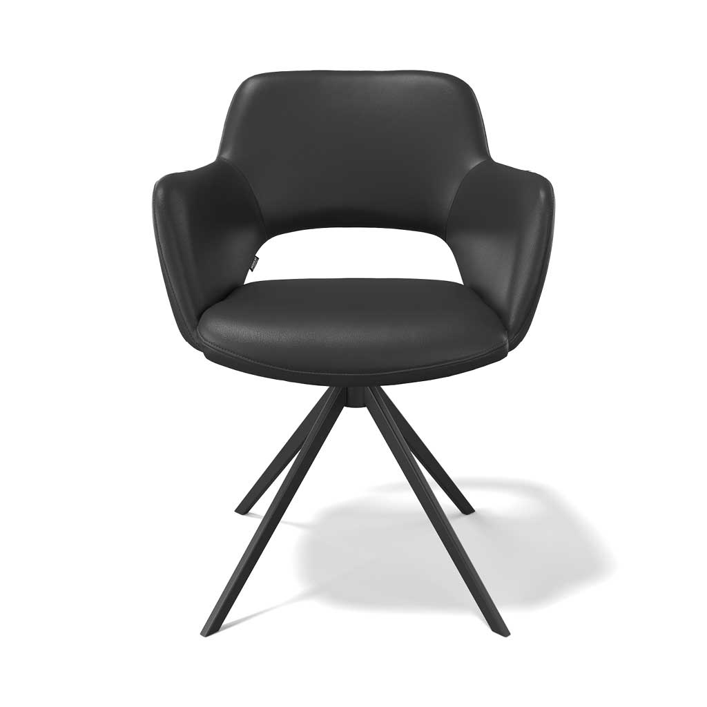 Chair Julien - Black Leather