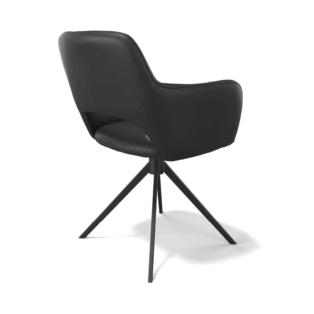 Chair Julien - Black Leather
