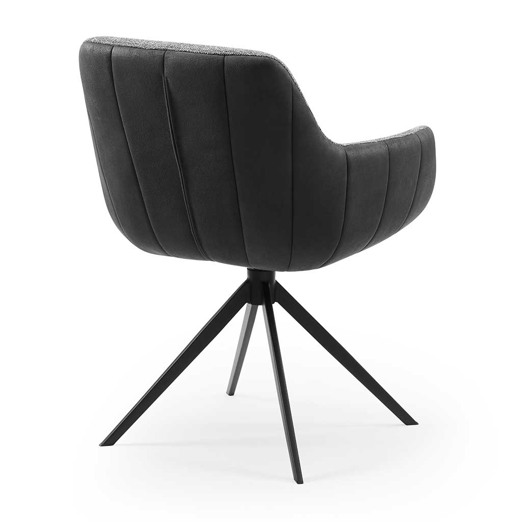 Chair Ferrara - Black + Gray