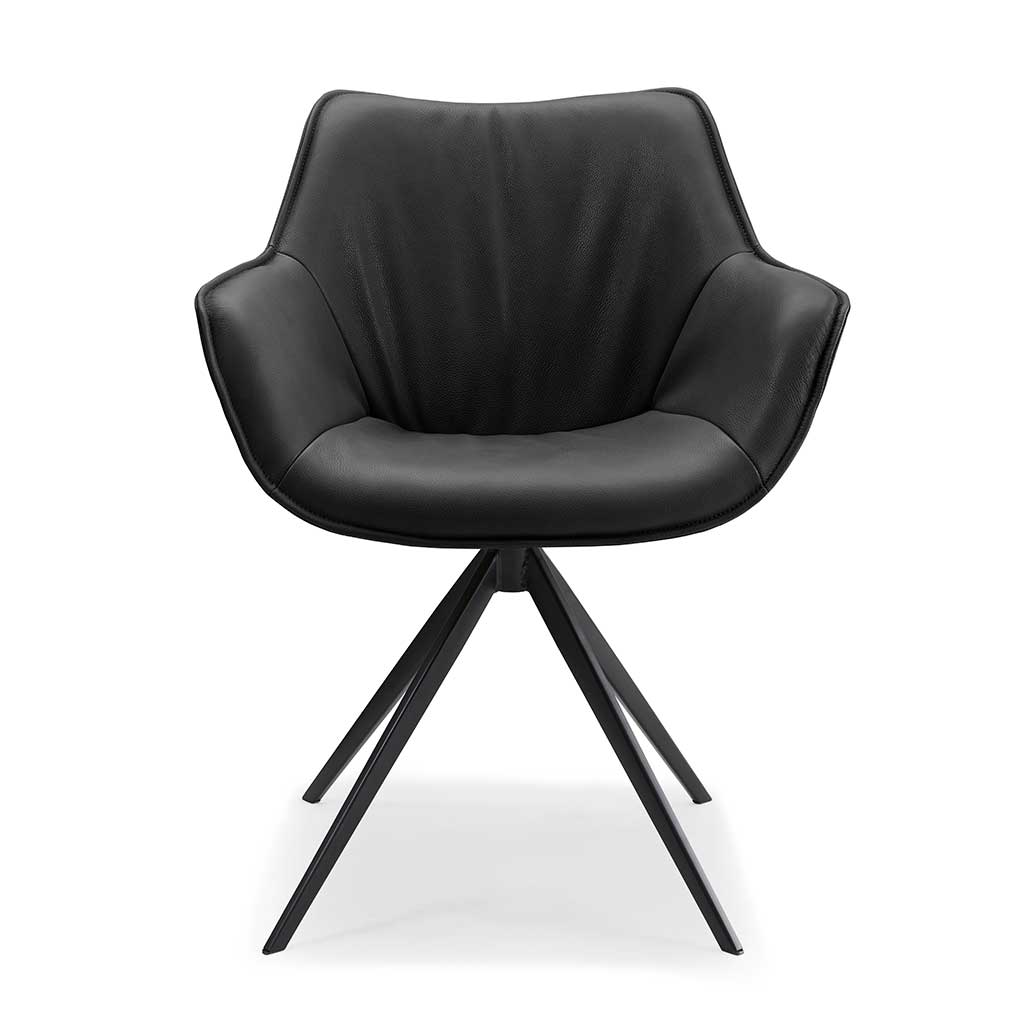 Chair Padua - Black Leather