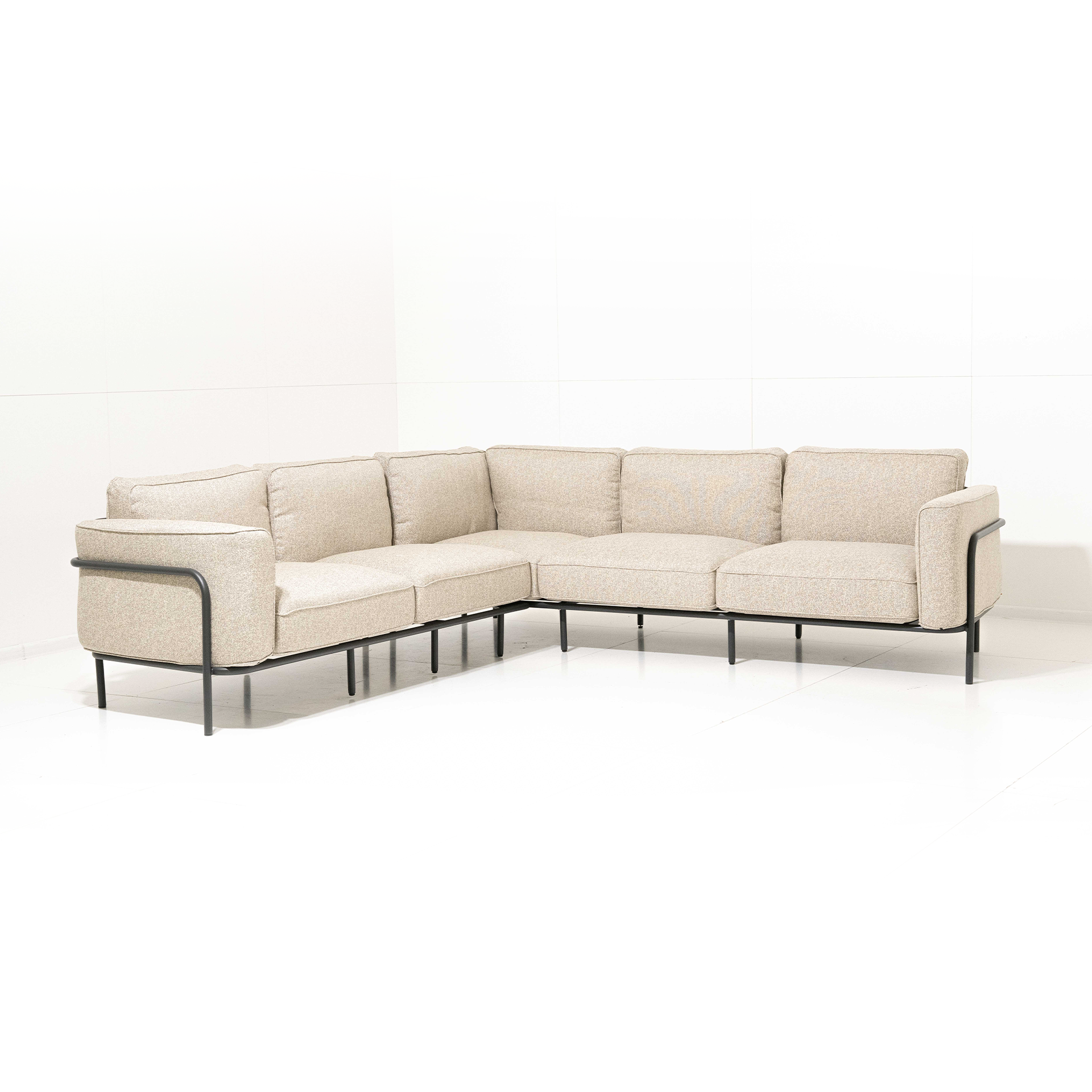 Outdoor Sofa Melan - Beige 247x247x76cm