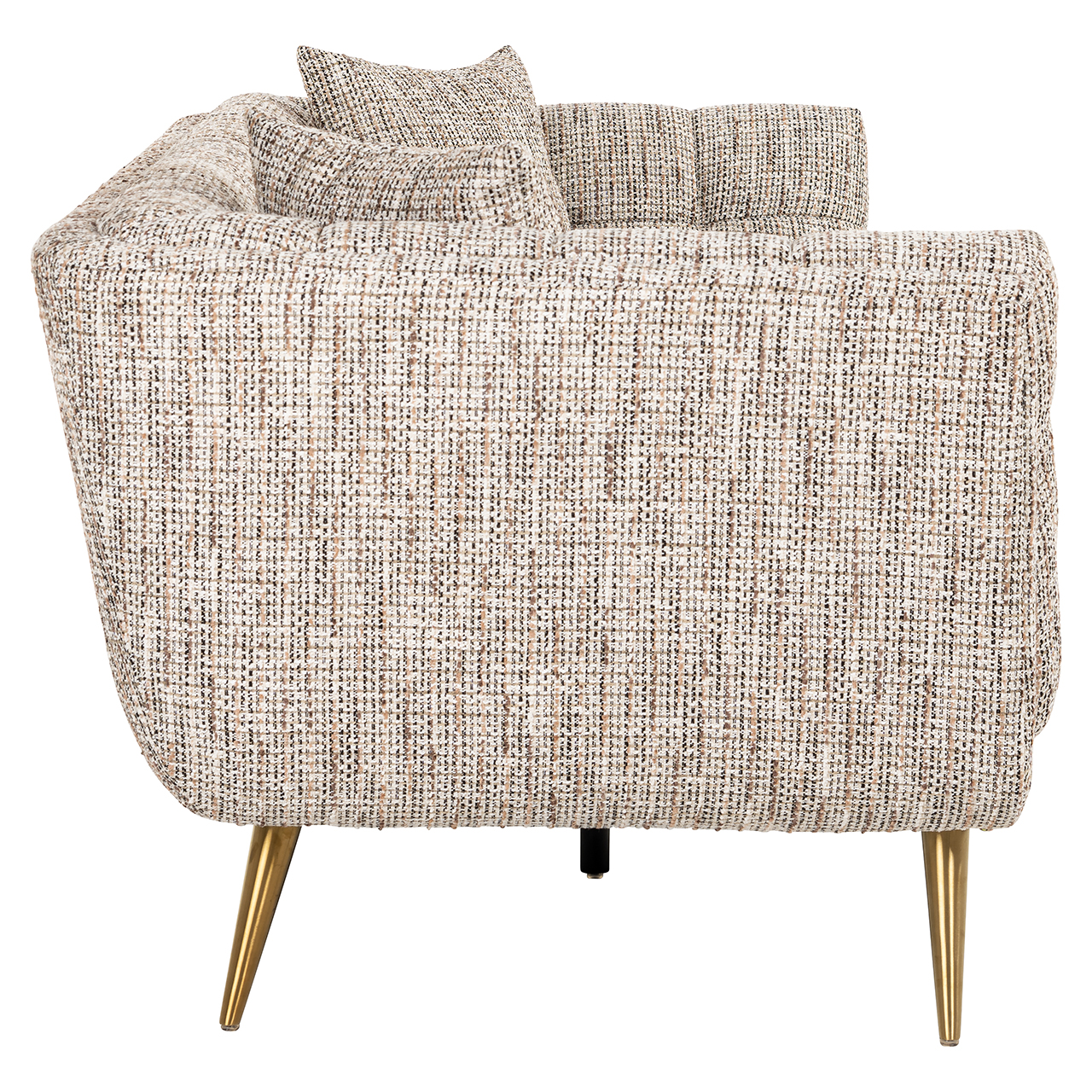 Sofa Huxley trendy nature / Brushed gold (Be Trendy 01 Nature) - 230x91cm