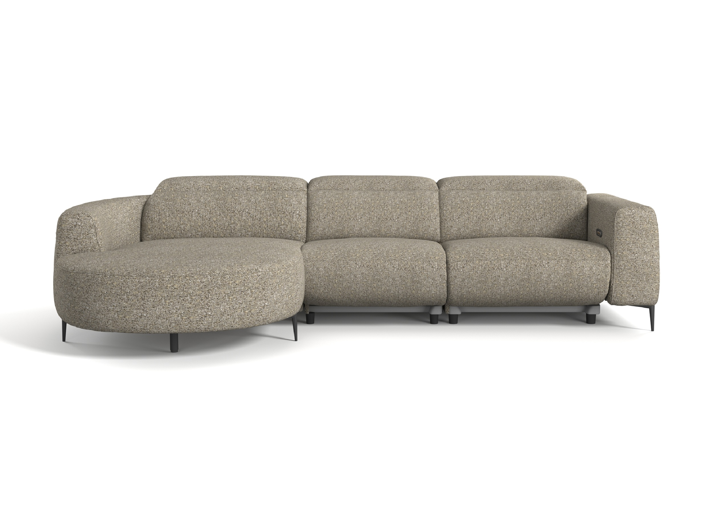 Sofa Maximus - Taupe - Lounge Left 322x176cm
