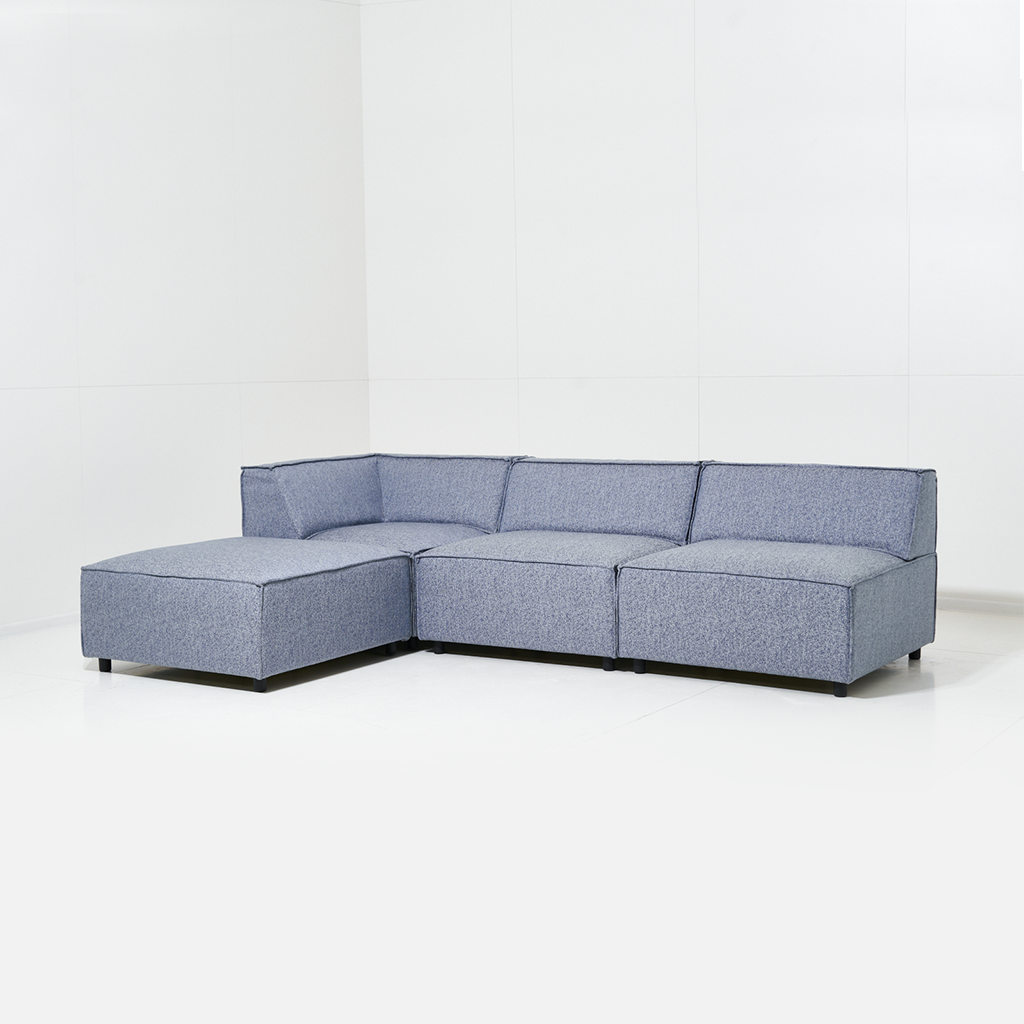 Outdoor Sofa Soleia - Blue 258x174x70cm