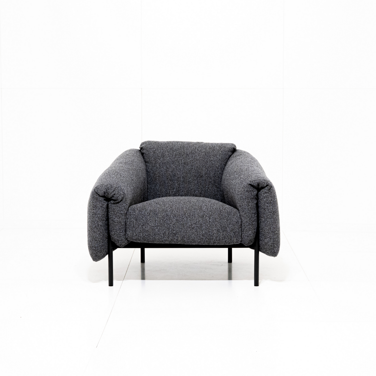 Outdoor Armchair Zerio - Black 100x98x70cm