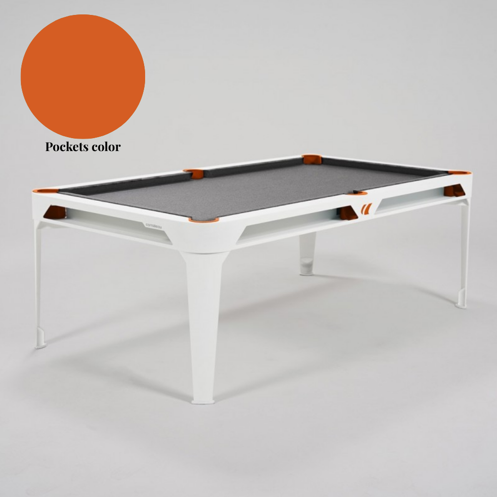 Outdoor Pool & Dining Table 7FT White