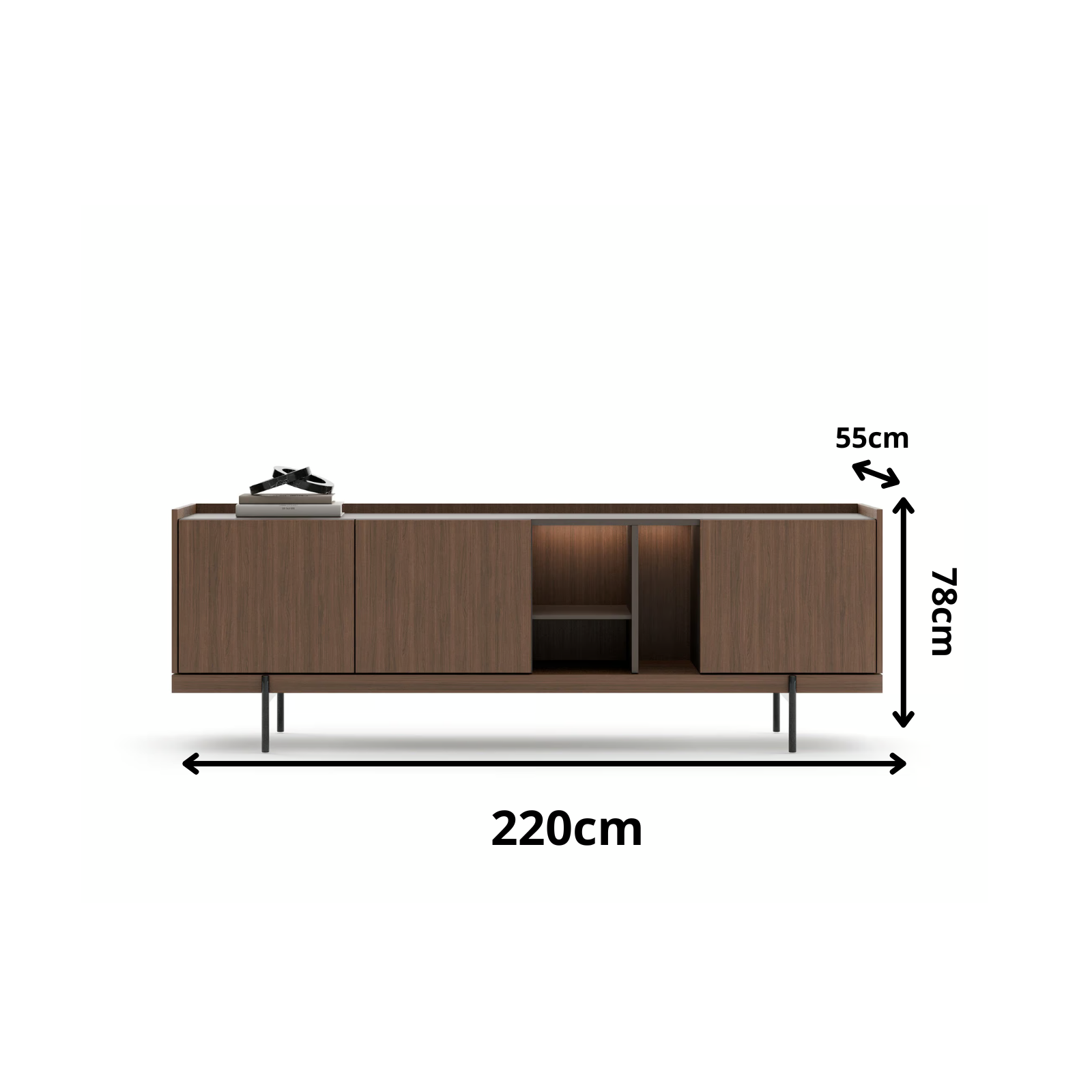 Sideboard Barcelona Walnut