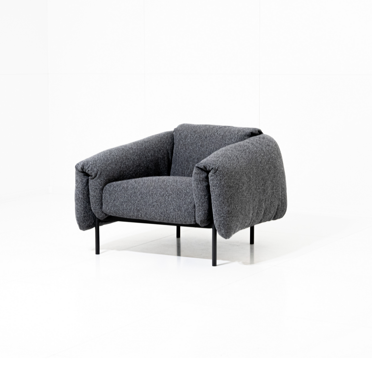 Outdoor Armchair Zerio - Black 100x98x70cm