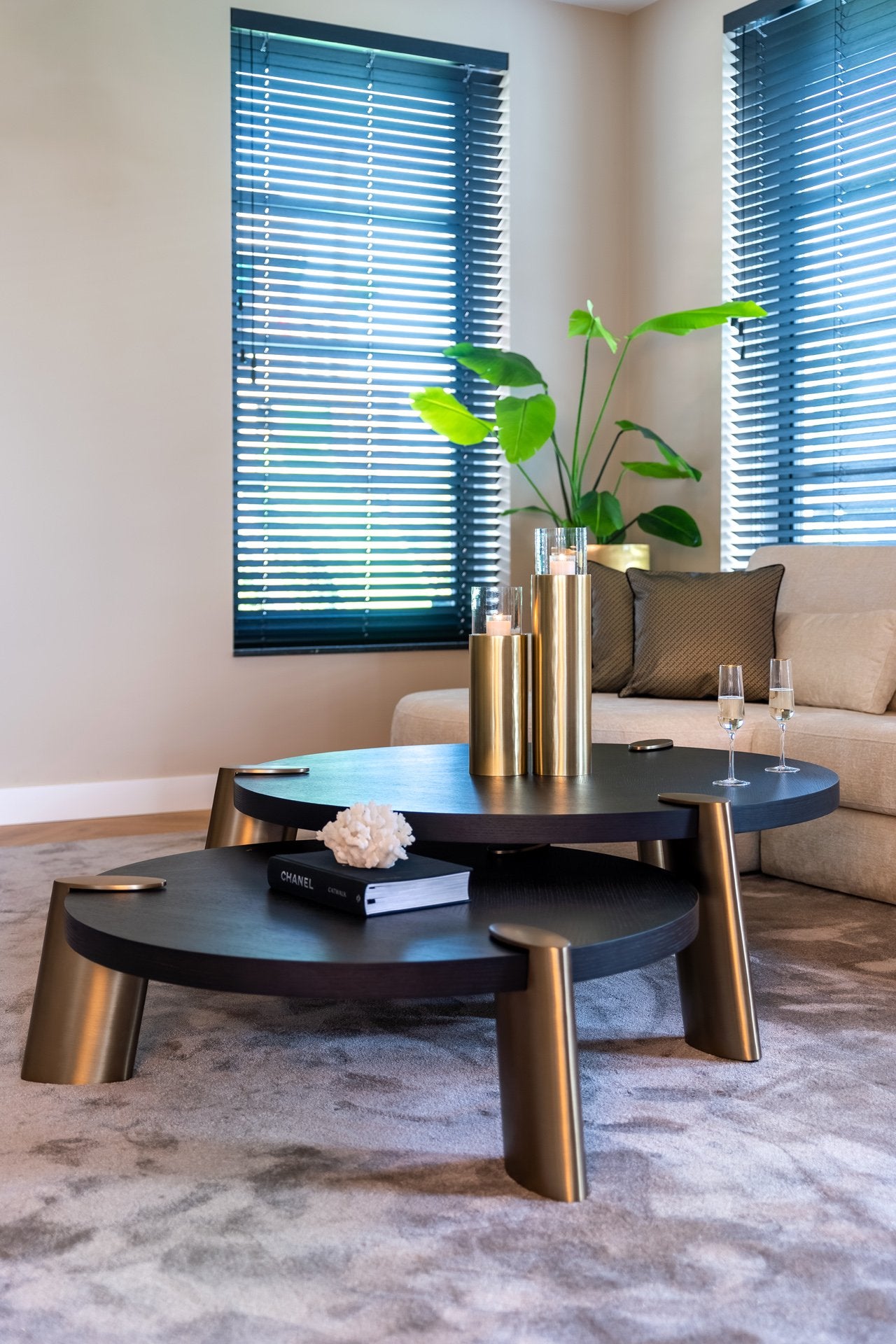 Coffee table Alexander Jones charcoal (Brody) (Set of 2)