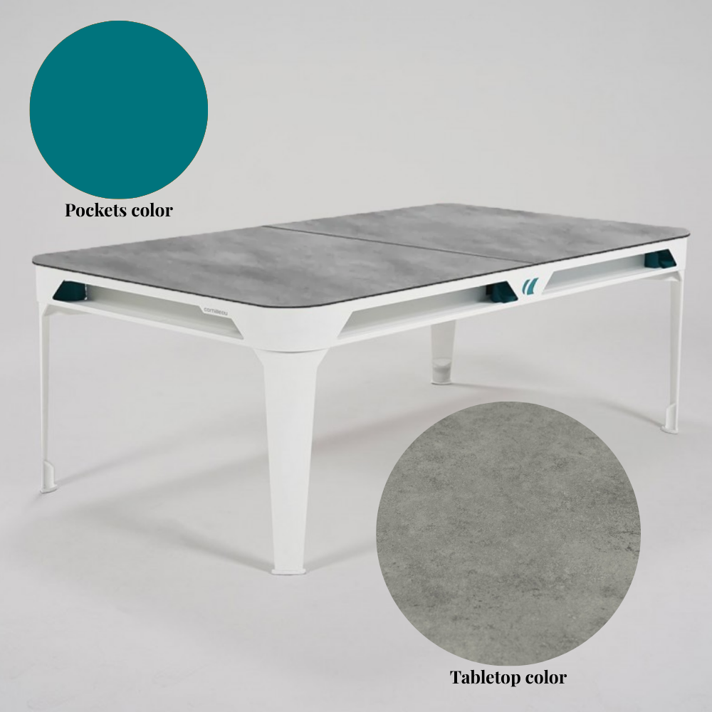 Outdoor Pool & Dining Table 7FT White