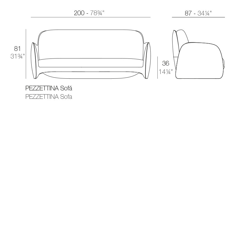 Pezzettina Sofa