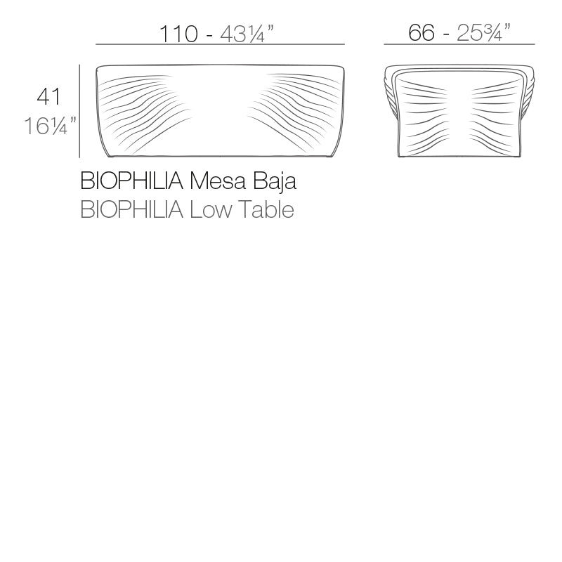 Biophilia Coffee Table 101X67X
