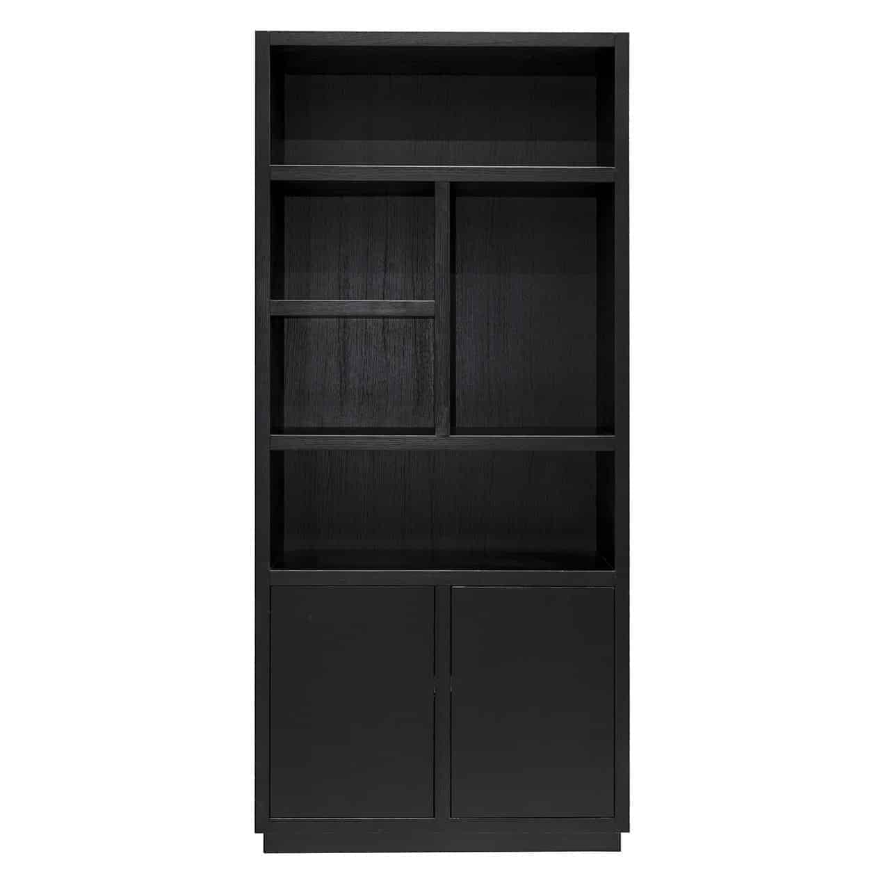 Display cabinet Oakura 2-doors (Black)