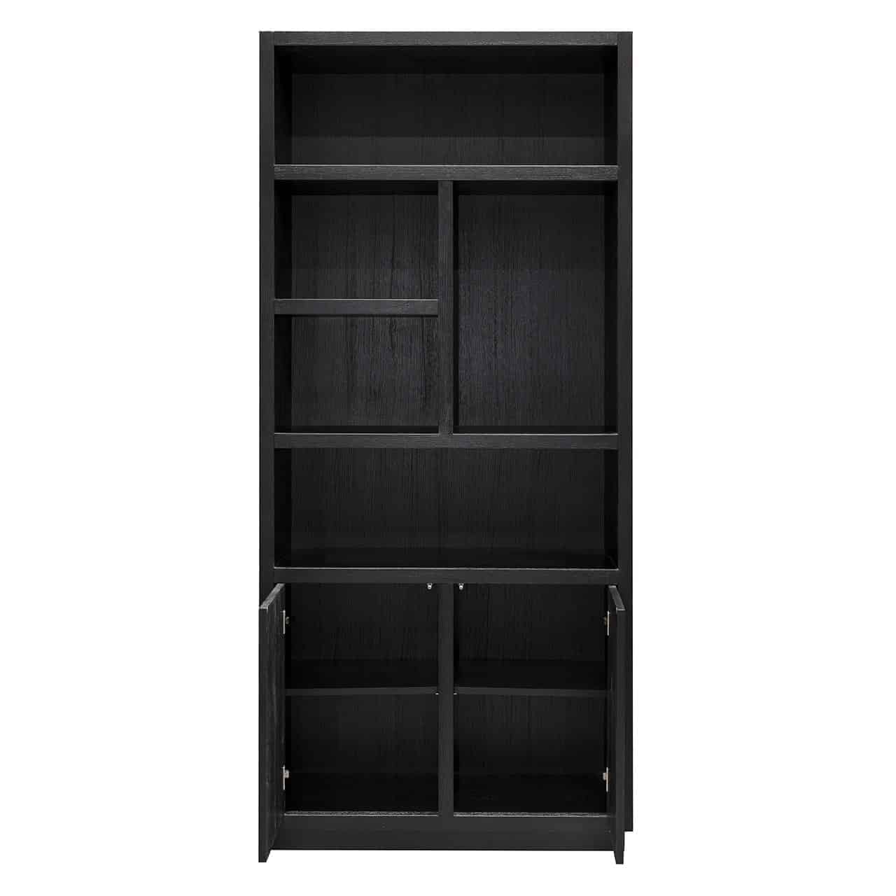 Display cabinet Oakura 2-doors (Black)