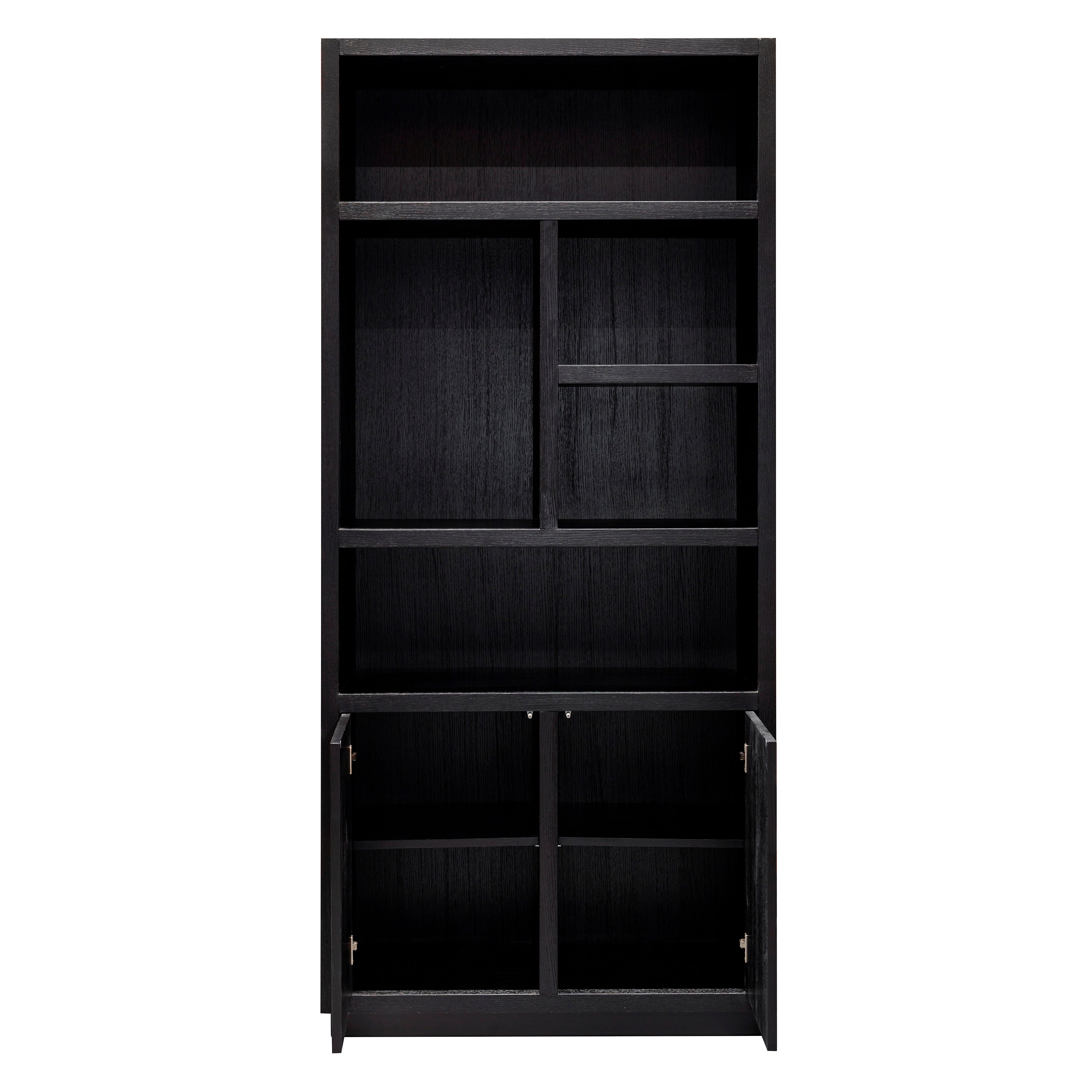 Display cabinet Oakura 2-doors (Black)