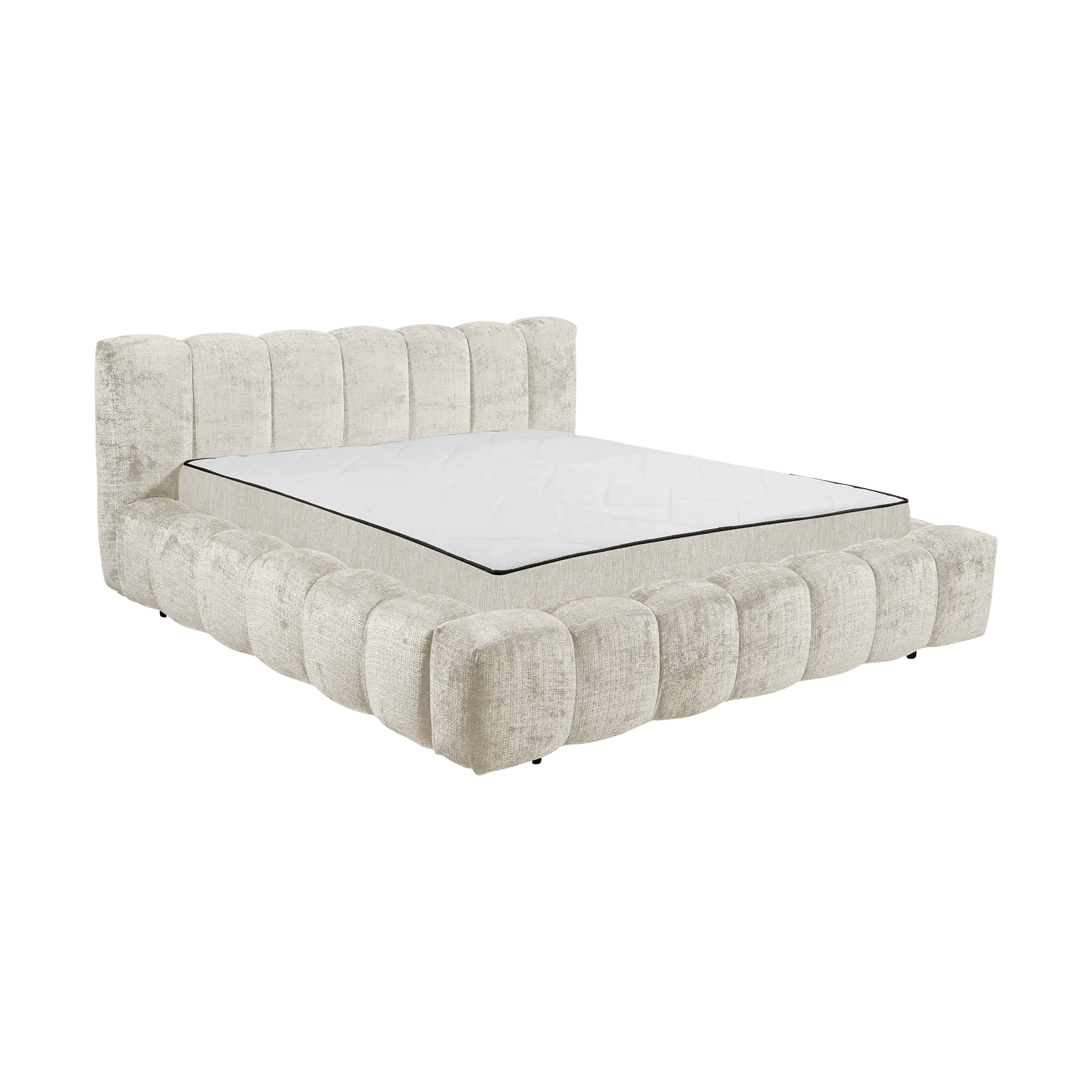 Boxspring Bexter - Beige  | Includes Slatted Base & Matress