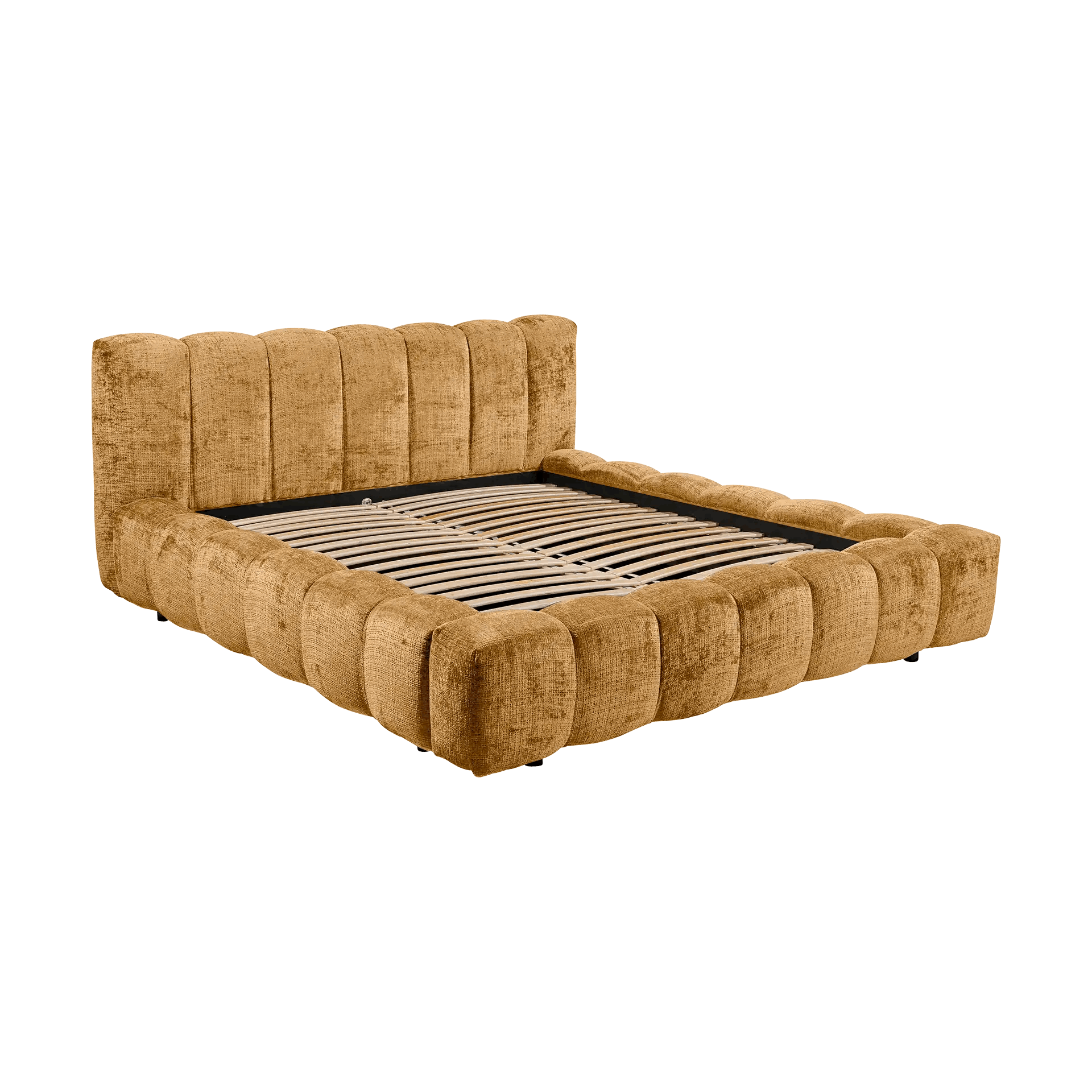 Boxspring Bexter - Gold  | Includes Slatted Base & Matress