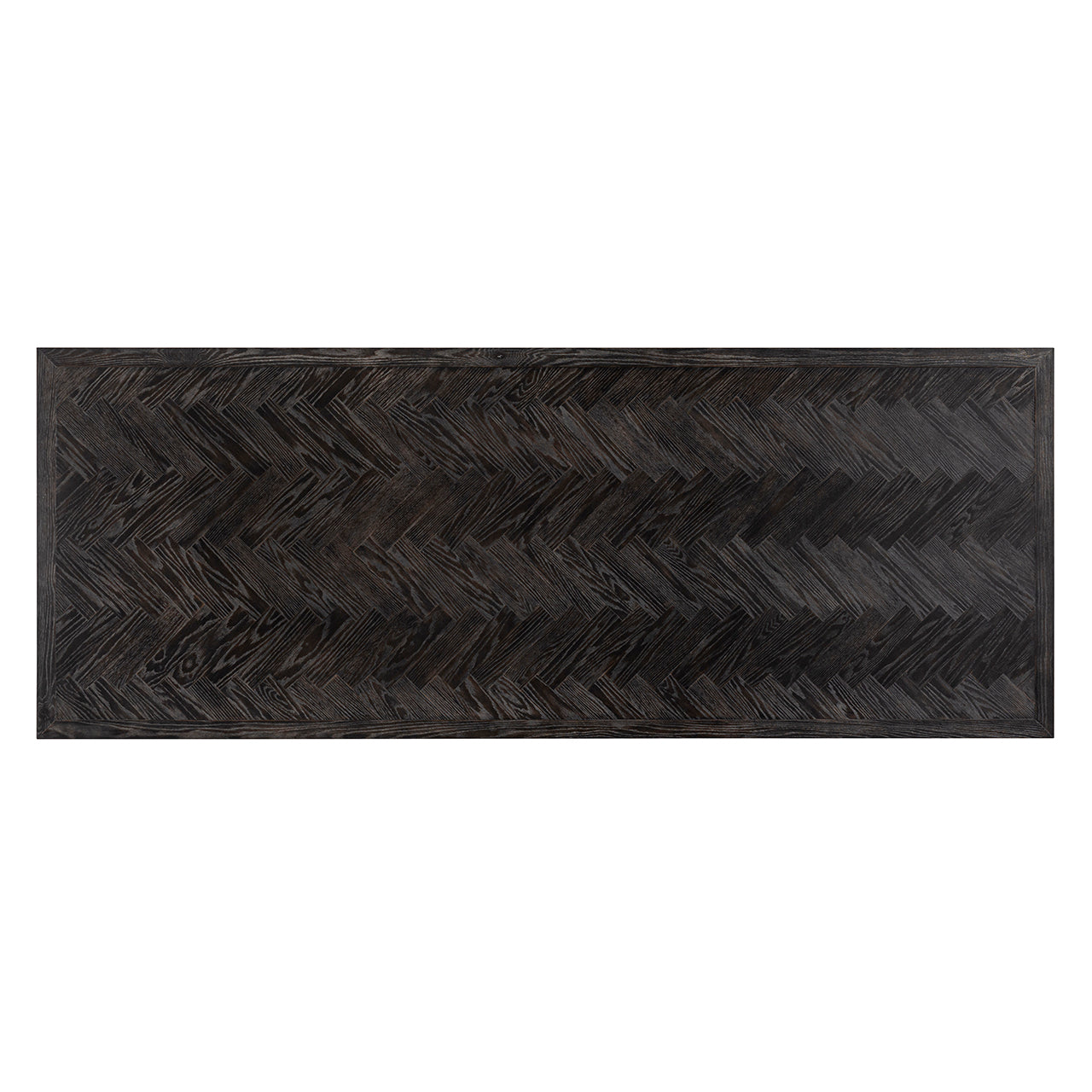 Dining table Blackbone brass 260 (Black rustic)