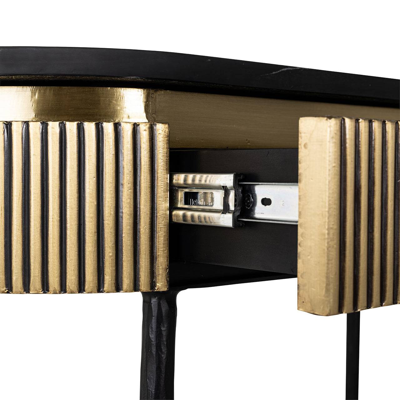 Console Ironville 2-drawers (Gold)